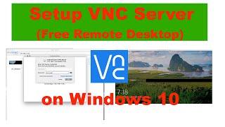 Setup VNC Server on Windows 10 | TighVNC Server Setup