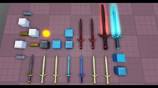 Cube Combination: All sword recipes