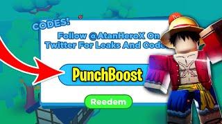 ALL *NEW* ANIME PUNCHING SIMULATOR CODES *ENERGY BOOST* Roblox Anime Punching Simulator Codes 2022!