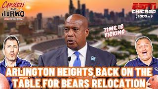 "The Chicago Bears are once again working with Arlington Heights"