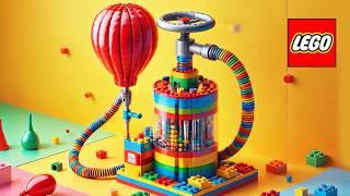 I Made A Lego Balloon Inflating Machine  Lego Auto Tech