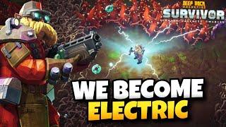 Electro Drones are Shredding! Hi-Volt + Smart Rifle | Deep Rock Galactic: Survivor