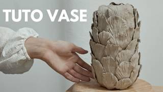 CRÉATION D'UN VASE - TUTO ASMR POTERIE  moment d'atelier, studio de céramique ️