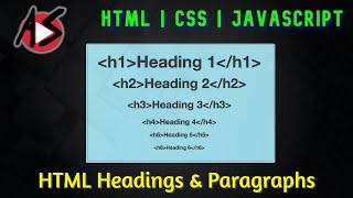 HTML Headings and Paragraphs