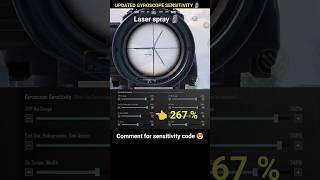  BGMI Scope Setting 2x 3x 4x 6x 8x | New Best Sensitivity Settings | No Recoil #shorts #bgmi #viral