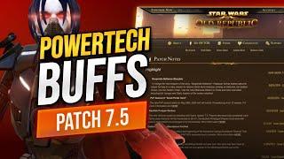 SWTOR 7.5 Patch Notes: They BUFFED PowerTechs?!? | SWTOR News Patch 7.5 "Desperate Defiance"