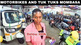 Extremely Cheap Motorbikes and Tuk Tuks prices in Mombasa Kenya .