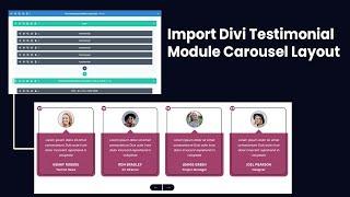 How to Use Divi Testimonial Module Carousel Layouts