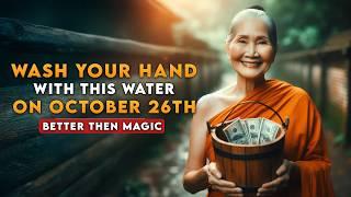 BE RICH !!! WASH your Hands with this WATER on October 26th and Attract MONEY | Buddhist Teachings