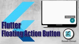 #6 Flutter Floating Action Button Example | Flutter Tutorials | Material Components Widgets