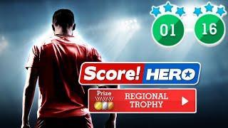 Score! Hero - Event Regional Trophy - Level 1 - Level 16 - Last Level - 3 Stars