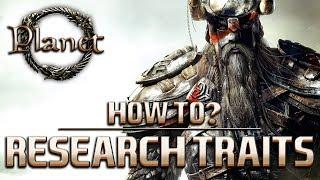 Elder Scrolls Online (ESO) - How to Research & Traits Weapon/Armour (Guide)