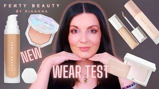 FENTY BEAUTY NEW Soft Lit Naturally Luminous FOUNDATION & Base Products REVIEW + WEAR TEST