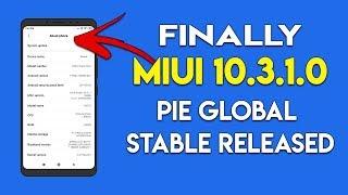 MIUI 10.3.1.0 PIE GLOBAL STABLE RELEASED Redmi Note 5 Pro | Aa Hi Gaya