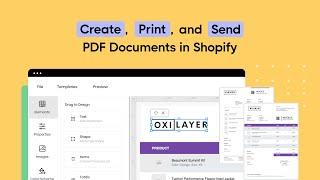 Quick App Tour - Oxilayer PDF Invoice Order Printer App for Shopify