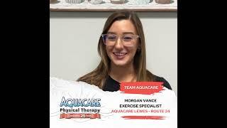 Morgan Vance of Aquacare Lewes - Route 24 - loves coming to work each day