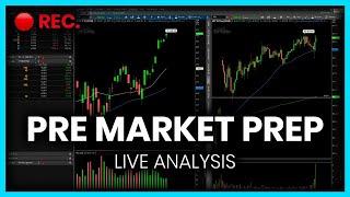 [LIVE] Pre-Market Prep – Micron earnings, Jobless claims, GDP live market reaction