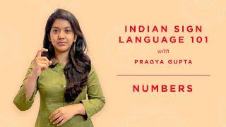 2- Indian Sign Language 101- Numbers - Learn with Pragya