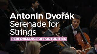 Antonín Dvořák Serenade For Strings in E major Op.22, complete - RNCM String Ensemble