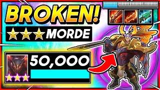 *50,000 ⭐⭐⭐ BROKEN MORDE!* - TFT SET 5 Teamfight Tactics BEST Comp Strategy Guide  PBE Gameplay