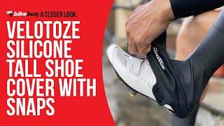 Velotoze Silicone Tall Shoe Cover with Snaps | Bikebug