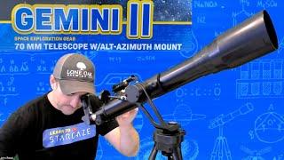 ExploreOne Gemini ii Refractor - Best $100 Telescope of 2022