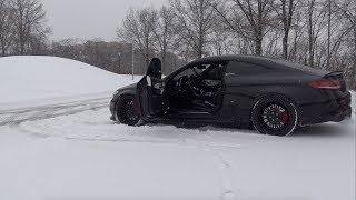 DON'T Drive a C63 AMG In The SNOW!