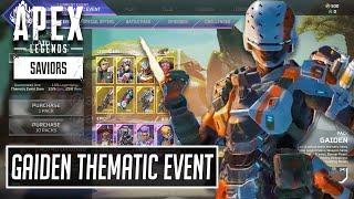 Full Gaiden Thematic Event Store Skin Showcase - Apex Legends