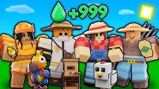 The ULTIMATE FARMING SQUAD In Roblox Bedwars!