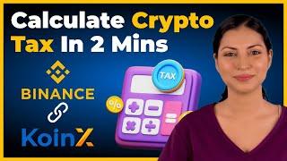 Calculate Binance Exchange Crypto Tax with KoinX | Crypto tax India 2023 explained