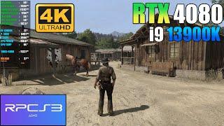 Red Dead Redemption : RPCS3 Emulator | RTX 4080 + i9 13900K | 4K