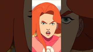 Invincible Season 3 - Eve runs the 1s with Conquest #invincible #shorts