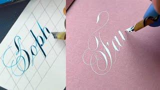 MODERN SCRIPT & COPPERPLATE SCRIPT CALLIGRAPHY COMPILATION MARCH 2024