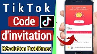 Réparer!  Problème de code d'invitation sur Tiktok || Problème de code d'invitation Tiktok résolu