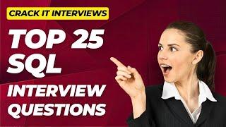 The 25 SQL Questions You MUST Know for Data Analyst Interviews