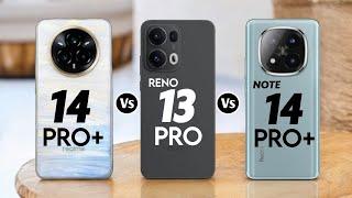 Realme 14 Pro Plus vs Oppo Reno 13 Pro vs Redmi Note 14 Pro Plus