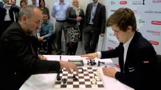 Magnus Carlsen with 30 seconds VS Manager Agdestein with 3 minutes