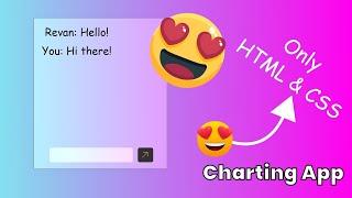 How to Create Chat App HTML CSS JavaScript | Coding Karunadu #newtoyou #newtoyou