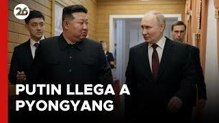  EN VIVO - COREA DEL NORTE | Putin llega a Pyongyang antes de reunirse con Kim Jong Un