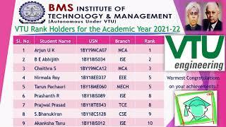 VTU RANK