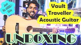 Vault Traveller 3/4 size Acoustic Guitar ||  Unboxing || Vault Guitar Unboxing and Review ||