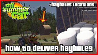 My Summer Car - Haybale Delivery New Farming Jobs - Combine Harvester | Ogygia Vlogs