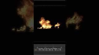 Fire VFX as a Light Source  #shorts