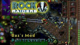 LEGO Rock Raiders: Baz's Mod (2009) walkthrough (part 1 of 3: Levels 1–21)