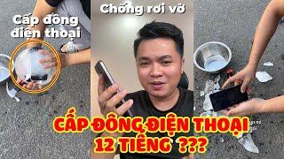 Thử Nghiệm Đóng Đá Điện Thoại 12 Tiếng + Thả Rơi Cực Mạnh Và Cái Kết  | Kien Review