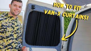 How To Fit Van X Curtains On Volkswagen Caddy Maxi!