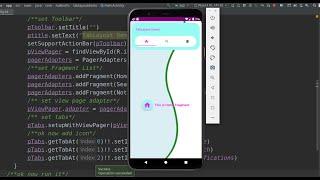 How to create tablayout in fragment android kotlin/material tablayout kotlin with viewPager example