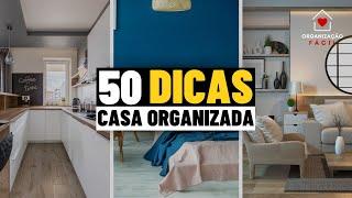 50 DICAS DE COMO ORGANIZAR A CASA TODA/ ORGANIZAÇÃO DA CASA