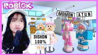 Waw Momon dan Atun Belanja di supermarket ku ! AUTO ku kasih DISKON 100% ! feat @bangboygamingYT