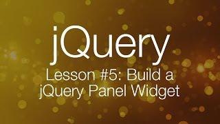 jQuery Tutorial #5 - Building a jQuery Tab Panel Widget